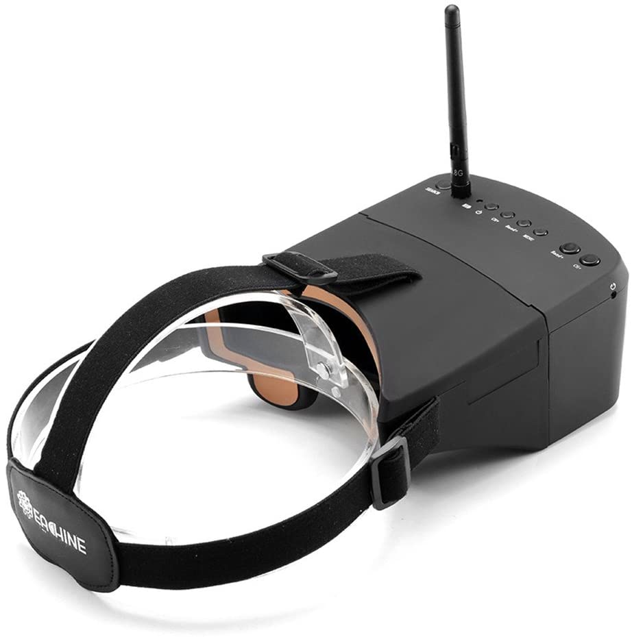 EACHINE EV800 5 Inches 800x480 FPV Goggles Video Glasses 5.8G 40CH Raceband Auto-Searching Build in Battery EACHINE EV800 5 Inches 800x480 FPV Goggles Video Glasses 5.8G 40CH Raceband Auto-Searching Build in Battery